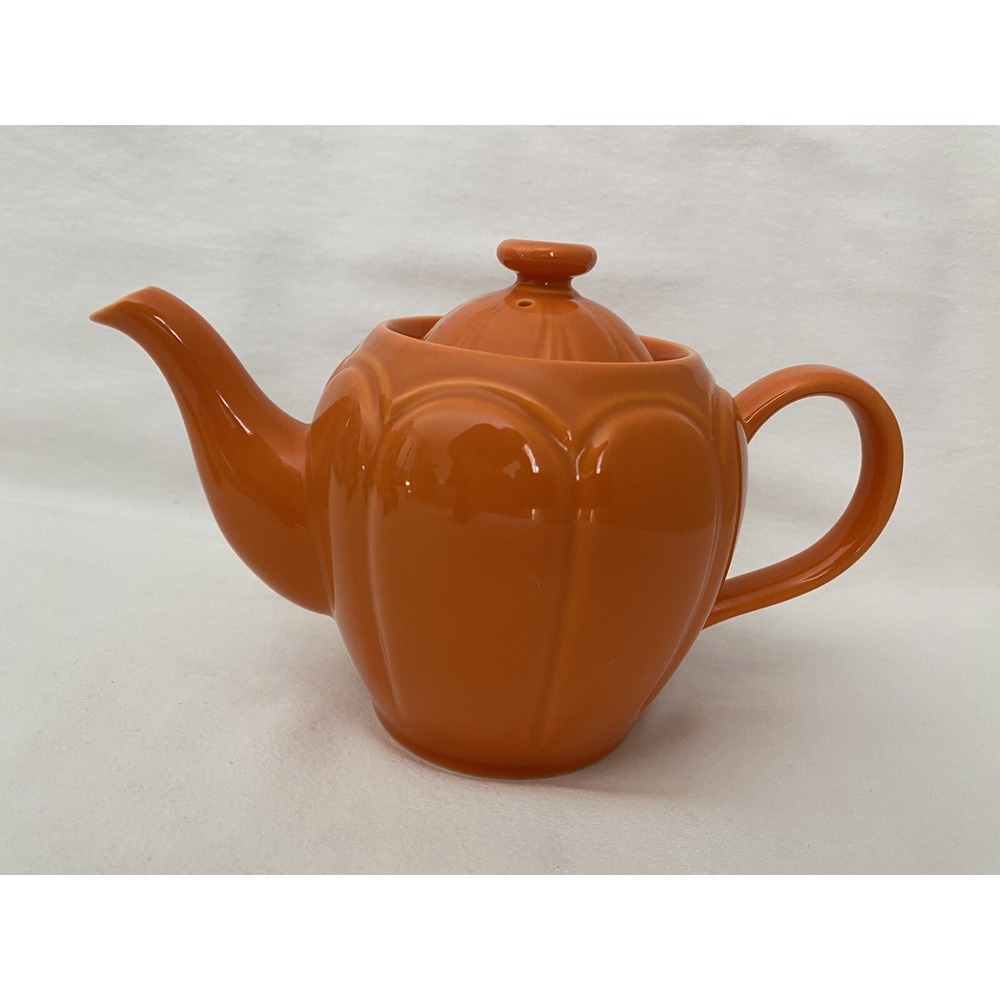 Teavana Ceramic Teapot Orange